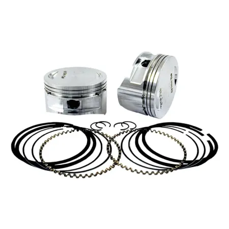 S&S 4 Inch Bore +.020 Inch Size Piston Kit For All S&S 116 Inch Super Sidewinder Engines (Excluding TC) (92-1422)