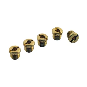 S&S .090 Rich Main Jets For S&S Super B, D, E, G And Two Throat Carburetors (Pack Of 5) (11-7245)