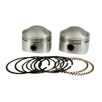 S&S 3-7/16 Inch Forged Stroker Piston Kit +.040 Inch Size For 1936-1984 Big Twins (106-5777)