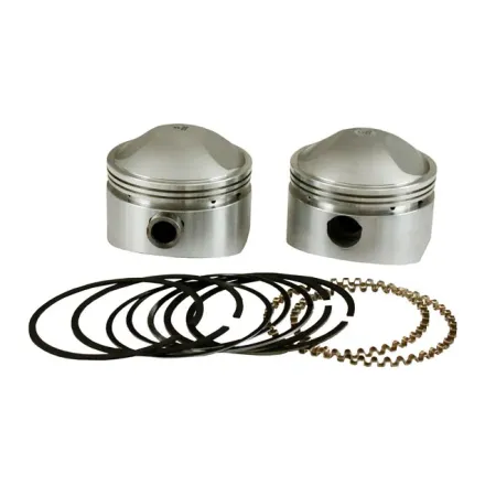 S&S 3-7/16 Inch Forged Stroker Piston Kit +.040 Inch Size For 1936-1984 Big Twins (106-5777)