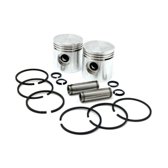Samwel Supplies +.030 Inch Size Replacement Piston Kit For 1929-1973 45 Inch (750cc) Flathead Side Valves Models (ARM824649)
