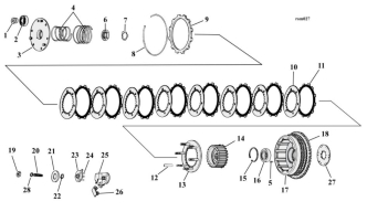 Motorcycle Clutch Parts For 1971-Early 1984 HD Sportster Models (001032)