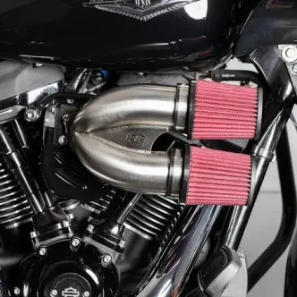 S&S Cycle Tuned Induction Kit In Stainless Steel For Harley Davidson 2018-2023 Softail M8 & 2017-2023 Touring M8 Models (170-0565A)