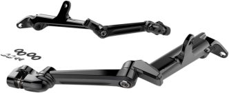 Ciro Frame Mounted Adjustable Standard Length Highway Peg Mount Without Footpegs In Black For Harley Davidson 2009-2021 Touring Models (60120)