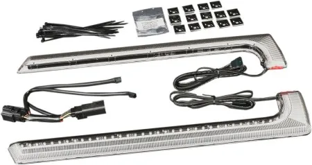 Ciro Machete Saddlebag LED Lights For Harley Davidson 2014-2021 Road Glides, Electra Glides, Street Glides & Road Kings With Hard Saddlebags (40155)