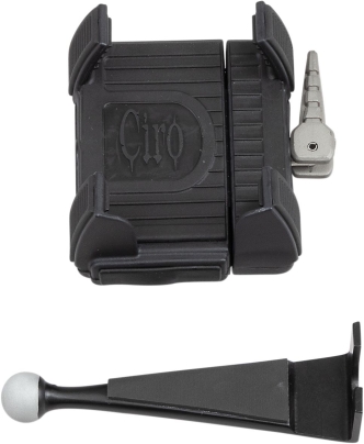 Ciro Smartphone/GPS Holder With Fairing Mount Only in Black Finish For 1996-2013 Touring FLHT Models (50316)