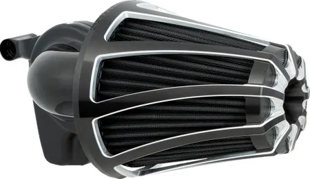 Arlen Ness Drift Monster Sucker Air Cleaner Kit In Black Finish For Harley Davidson 1991-2022 Sportster Models (600-071)