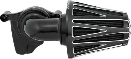 Arlen Ness Crossfire Monster Sucker Air Cleaner In Black Contrast Finish For Harley Davidson 2017-2023 M8 Touring Models (600-080)