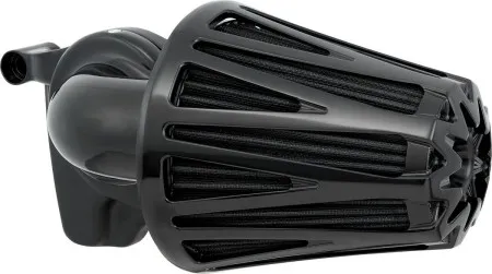 Arlen Ness Crossfire Monster Air Cleaner In All Black Finish For Harley Davidson 1999-2017 Twin Cam (Exc. E-Throttle & 99-01 FLT) (600-086)