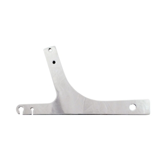 DOSS Rigid Mount Sissy Bar Side Plates in Chrome Finish For 1991-1995 Dyna (Excluding FXDWG) Models (ARM811309)
