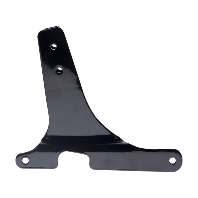 DOSS Rigid Mount Sissy Bar Side Plates in Gloss Black Finish For 1994