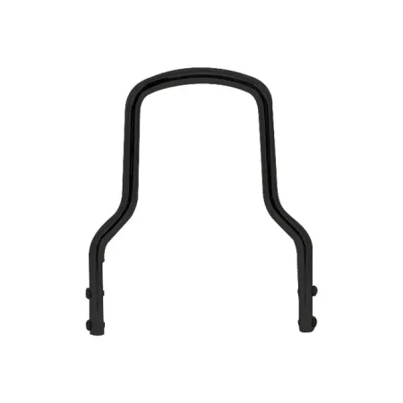 Doss 10.4 Inch Tall & 8-3/4 Inch Wide Round Steel Sissy Bar With Regular Top in Black Finish (80184B)