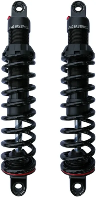 Progressive Suspension Shocks 490 Sport Series Shocks Standard Duty 13.5 Inch Black For 1991-2005 Dyna (490-1015)