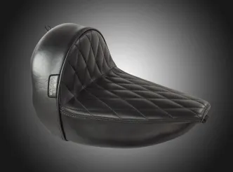 Le Pera Stubs Cafe Diamond Stitch Seat For Harley Davidson 2016-2017 Softail Slim Models (LSM-430DM)