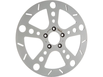 Ricks Motorcycles 11.5 Inch Rodder Front Brake Rotor For Harley Davidson 2000-2013 Sportster, 2000-2005 Dyna, 2000-2014 Softail & 2000-2007 Touring Models (21-5000011-1)