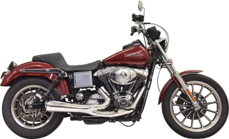 Bassani Ripper Road Rage 2 Into 1 System In Chrome For Harley Davidson 1991-2005 Dyna Models (1D5C)