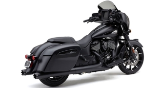 Cobra 4 Inch Neighbour Hater Dual Cut Slip-On Mufflers In Black For Indian 2014-2022 Chieftain, 2018-2022 Springfield, 2020-2022 Challenger & 2020-2022 Roadmaster Models (5208B)