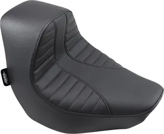 Drag Specialties Ez-On Mount Scorpion Stitched Solo Seat For Harley Davidson 2018-2023 Softail FXBR Breakout Models (0802-1272)