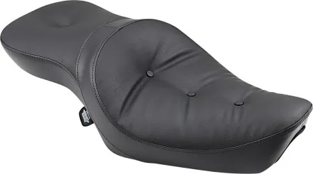 Drag Specialties Low-Profile Pillow Style Touring Seat For Harley Davidson 1986-2003 Sportster Models (0804-0626)