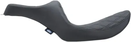Drag Specialties Predator III Double Diamond Stitched Seat For Harley Davidson 1982-1994 & 1999-2000 FXR Models (0805-0135)