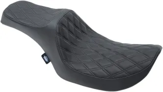 Drag Specialties Predator III Double Diamond Stitched Seat For Harley Davidson 1982-1994 & 1999-2000 FXR Models (0805-0135)