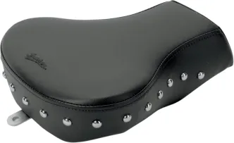 Saddlemen Renegade Tour Pillion Seat With Chrome Studs For Harley Davidson 2006-2009 FXST/B/S Standard & 2007-2017 FLSTF/B/S Fatboy Models (806-12-015)