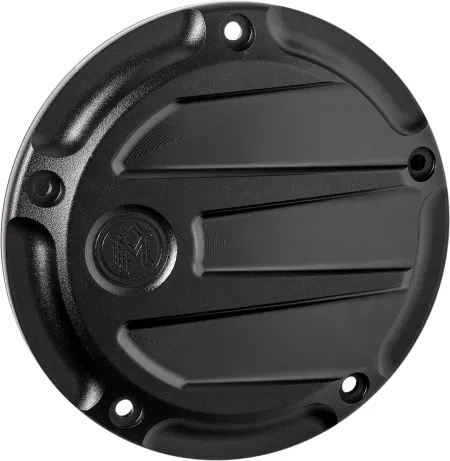 Performance Machine Scallop Derby Cover In Black Ops For 2019-2024 Softail & 2018 Softail Sport Glide (0177-2075M-SMB)