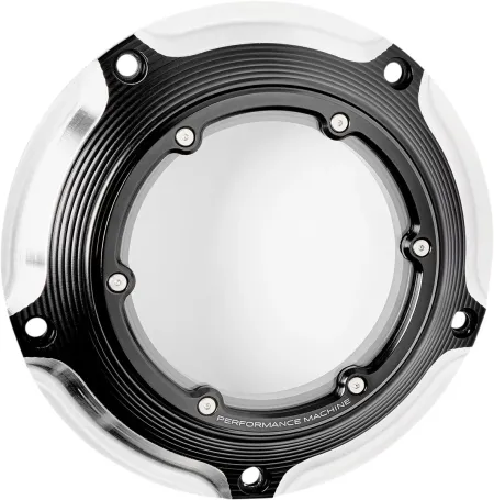 Performance Machine Vision Derby Cover In Contrast Cut Finish For 2015 FLHTCUL/FLHTK, 2016-2023 Touring/Trike & 2024 FLHR, FLHTK, FLTRT Models (0177-2083M-BM)