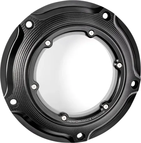 Performance Machine Vision Derby Cover In Black Ops Finish For 2015 FLHTCUL/FLHTK, 2016-2023 Touring/Trike & 2024 FLHR, FLHTK, FLTRT Models (0177-2083M-SMB)