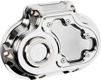 Performance Machine Vision Transmission End Clutch Cover In Chrome Finish For Harley Davidson 2018-2023 M8 Softail Models & 2021-2023 Touring Models (0177-2081M-CH)