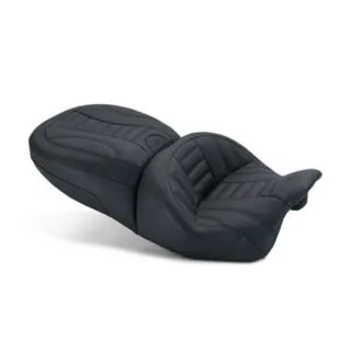 Mustang Standard Touring Forward Deluxe One-Piece Seat For Harley Davidson 2015-2023 Freewheeler Models (79596)