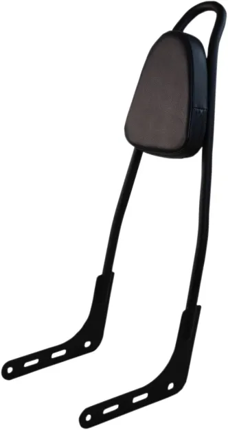 Motherwell One-Piece Sissy Bar In Matt Black Finish For 2018-2023 HD Softail Deluxe, Heritage, Slim, Street Bob And Standard Models (156T-18-MB-WP)