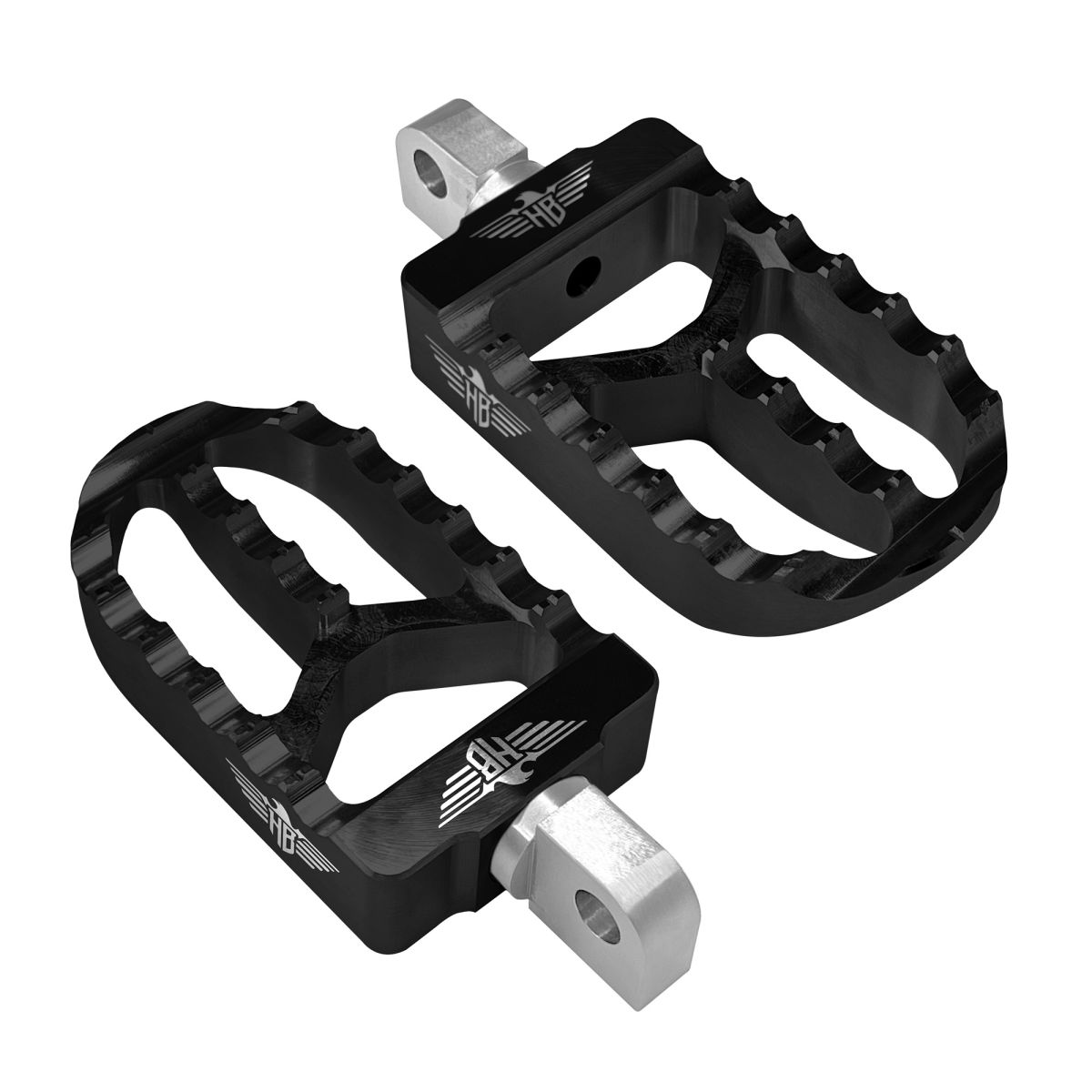 Heinz Bikes MX V2 Passenger Footpegs in Black (HB-FPV2-MM-B) | ARH ...