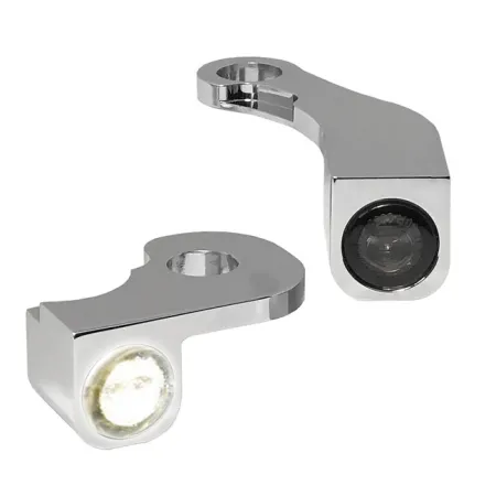 Heinz Bikes NANO Series Handlebar Turn Signals In Chrome Finish For Harley Davidson 2021-2025 Touring Models (HBTSN-FLH21-C-PL)