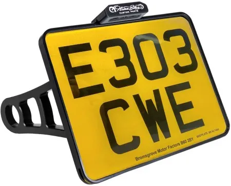 Heinz Bikes Side Mount UK License Plate Holder For 2018-2023 Softail Models (HBSKZ-FL18-UK)