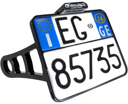Heinz Bikes Side Mount License Plate Holder (HBSKZ-TRBO-I)