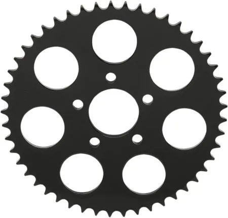 Drag Specialties 49 Tooth Gloss Black Rear Chain Sprocket For 2000-2022 HD Big Twin Models (16422EB)