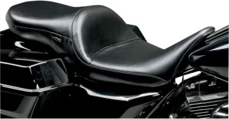 Le Pera Maverick Daddy Long Legs Two-Up Smooth Seat In Black For Harley Davidson 2008-2023 Touring Models (LK-957DLS)