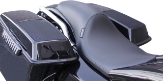 Le Pera Smooth Silhouette Seat For PYO Stretched Tank For Harley Davidson 2008-2023 Touring Models With Paul Yaffe Stretched Gas Tanks (LK-867PY)