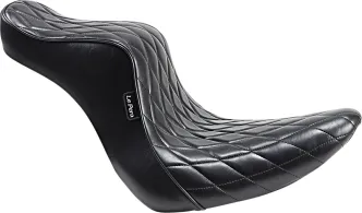 Le Pera Cherokee Diamond 2-Up Seat For Harley Davidson 2018-2023 Softail Fat Boy FLFB/FLFBS Models (LYO-020DM)
