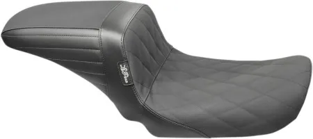 Le Pera KickFlip Daddy Long Legs Diamond Stitched Gripp Tape Seat For Harley Davidson 2006-2017 Dyna Models (LK-591DLDMGP)