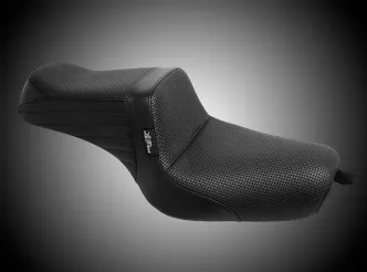 Le Pera TailWhip Basket Weave Seat For Harley Davidson 2004-2020 XL Sportster (Excluding 2007-2009 XL) With 4.5 Gallon Fuel Tank Models  (LK-586BW)