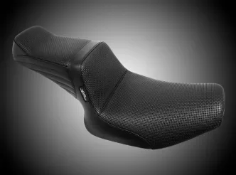 Le Pera TailWhip Basket Weave Seat For Harley Davidson 1985-2000 FXR Models (L-588BW)