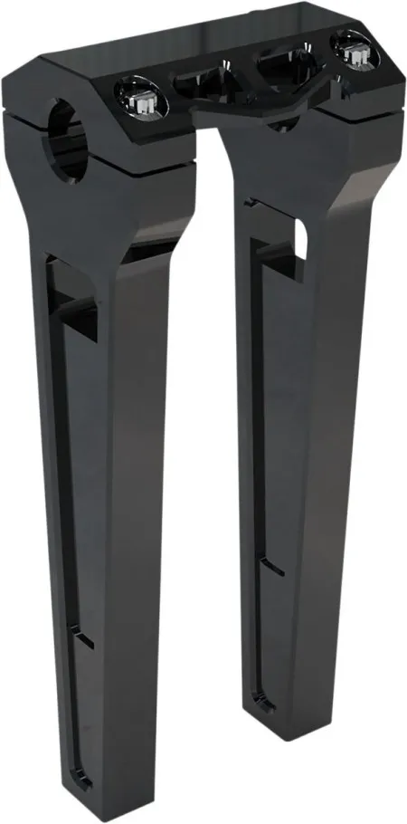 LA Choppers 10 Inch Straight Risers In Black With 1 Inch Clamping Diameter (LA-7470-10B)