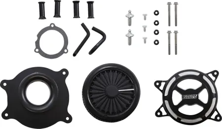 Vance & Hines VO2 X Air Cleaner In Contrast Cut Finish For HD M8 Softail, Touring And Trike Models (42345)