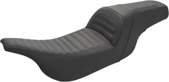 Saddlemen Slim Roll & Pleat Seat For Harley Davidson 1997-2007 Touring FLHT & FLTR Models (Except FLHX) (897-07-161)