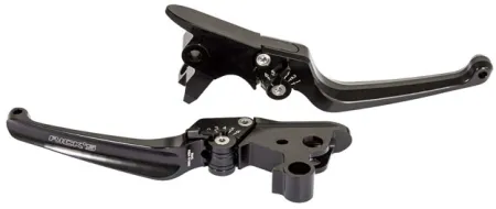 Ricks Motorcycles Classic Brake And Clutch Lever Kit in Black Anodized Finish For 2017-2020 Touring Models (87-3030000-B)