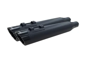 Two Brothers Racing Slip-On In Black With Black Slash Endcap For 2017-2024 Touring Models (005-4560499D-BS)