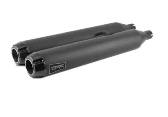 Two Brothers Racing Slip-On In Black With Black Endcap For 2017-2024 Touring Models (005-4550499D-B)