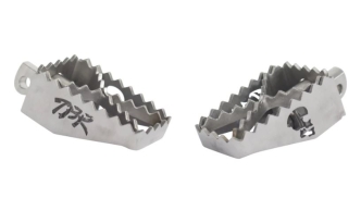 Two Brothers Racing MX-Style Foot Pegs In Stainless Steel For Harley Davidson With Standard Male Mount (374-375)
